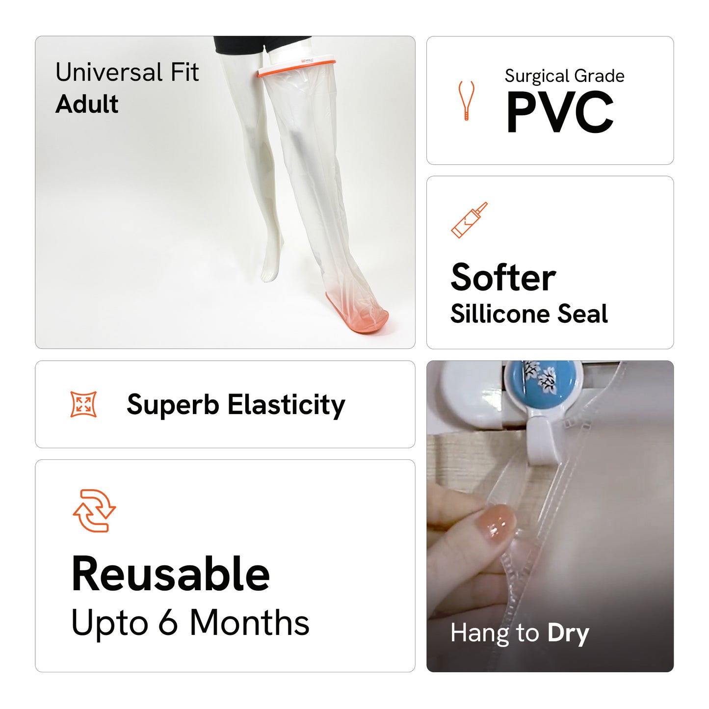Universal Shield - Adult Leg Large Antislip