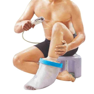 Are there any specific products recommended for waterproofing casts and bandages?