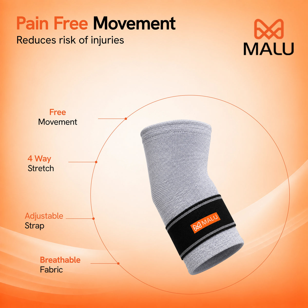 Elbow Support with Strap