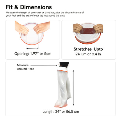Universal Shield - Adult Leg Large Antislip