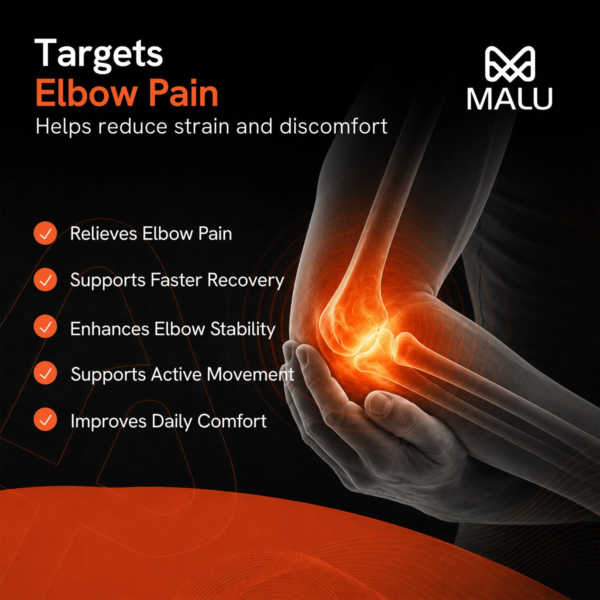 Elbow Support with Strap