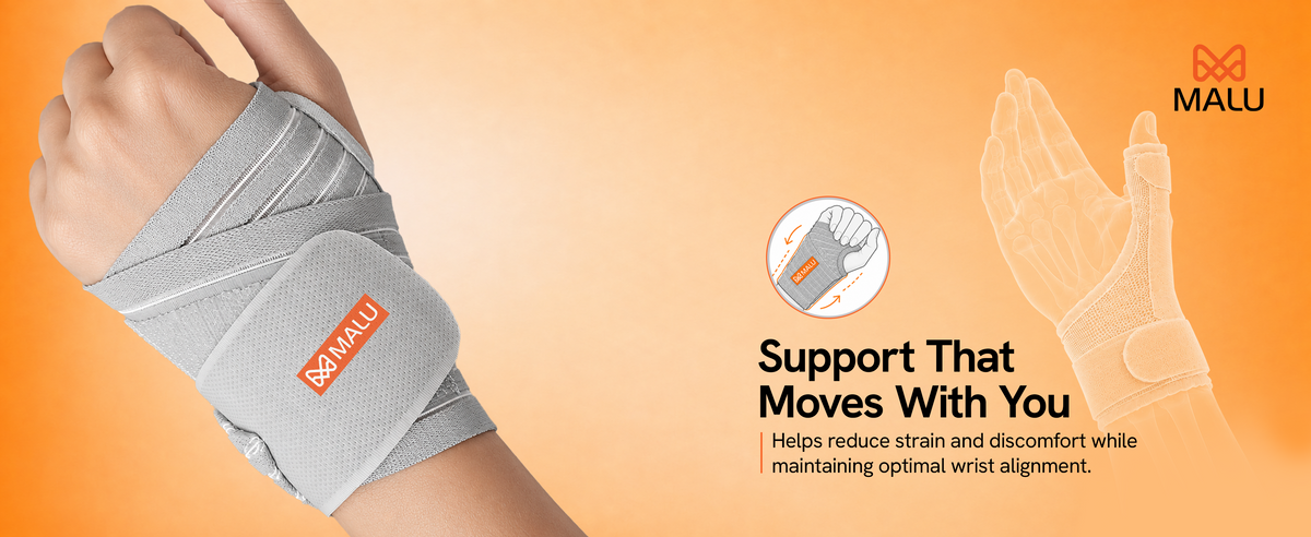 wrist brace with thumb support