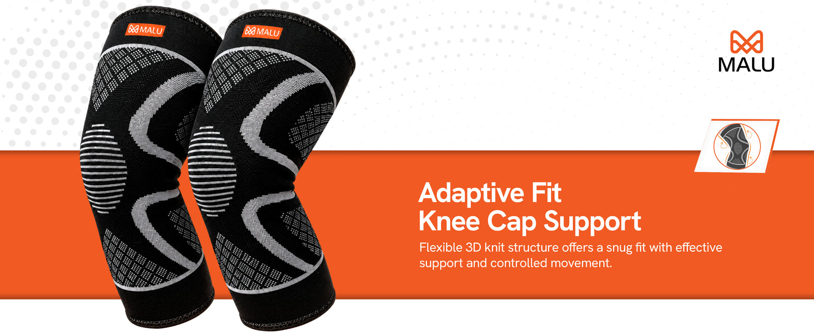 Knee Cap 3D (Black)