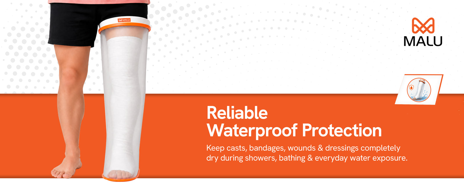 Cast Cover - Adult Leg Large anti-slip