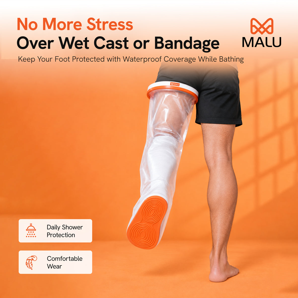 Cast Cover - Adult Leg anti-slip