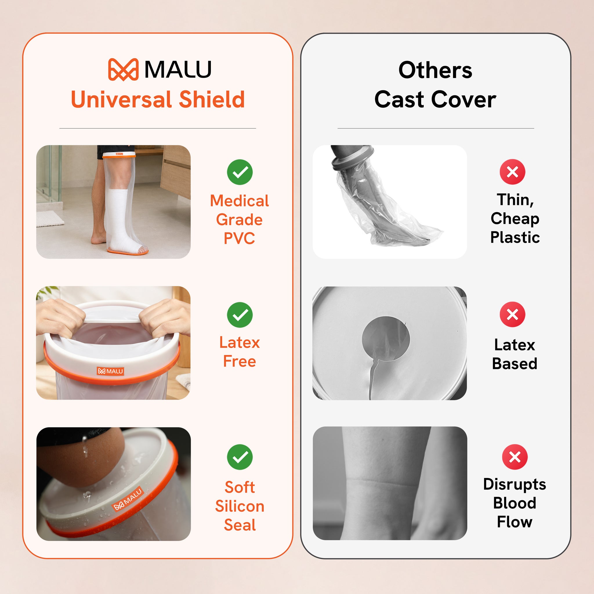 Adult Leg Large Antislip