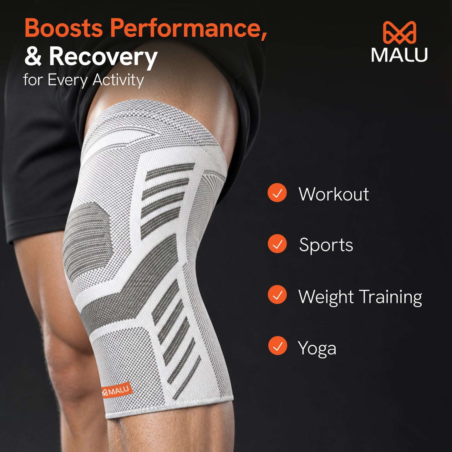 Knee Cap 3D (Grey)