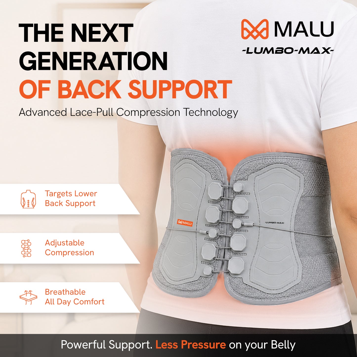 Lumbomax - Lace pull LS Belt