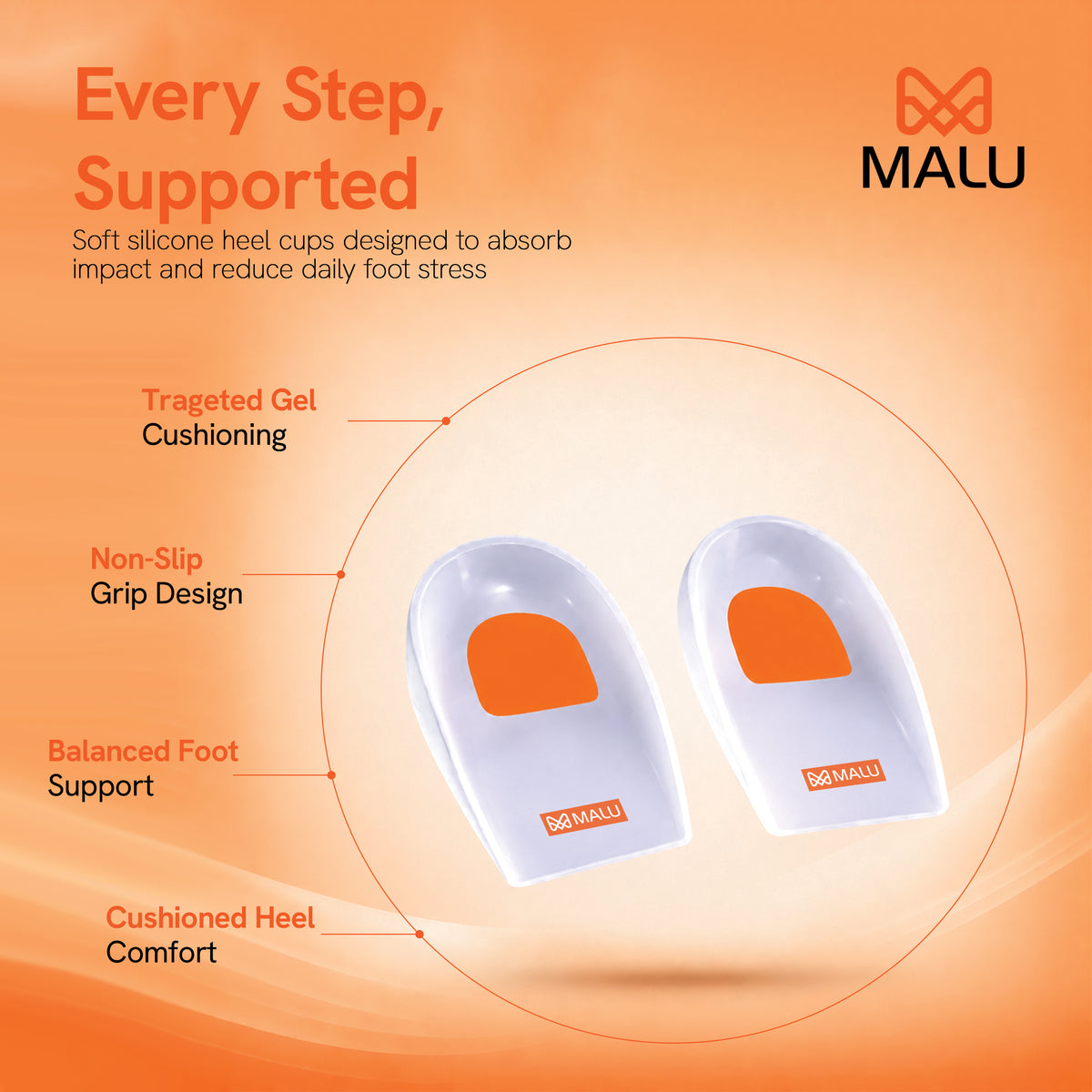 Silicone Gel Heel Cups
