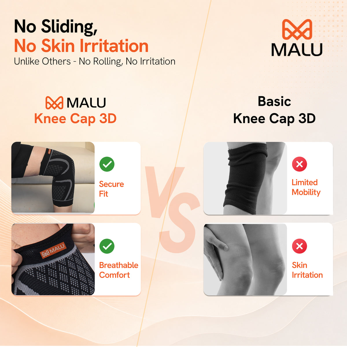 Knee Cap 3D (Black)