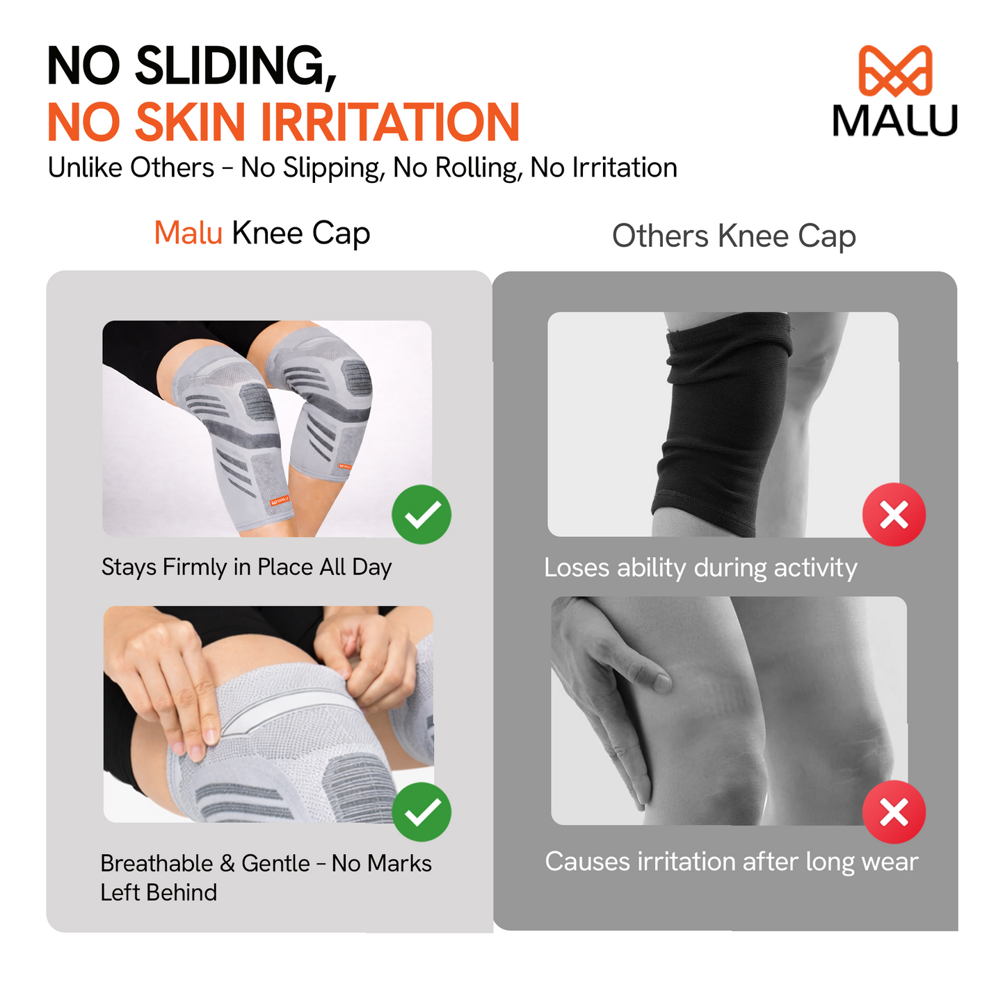 Knee Cap Grey