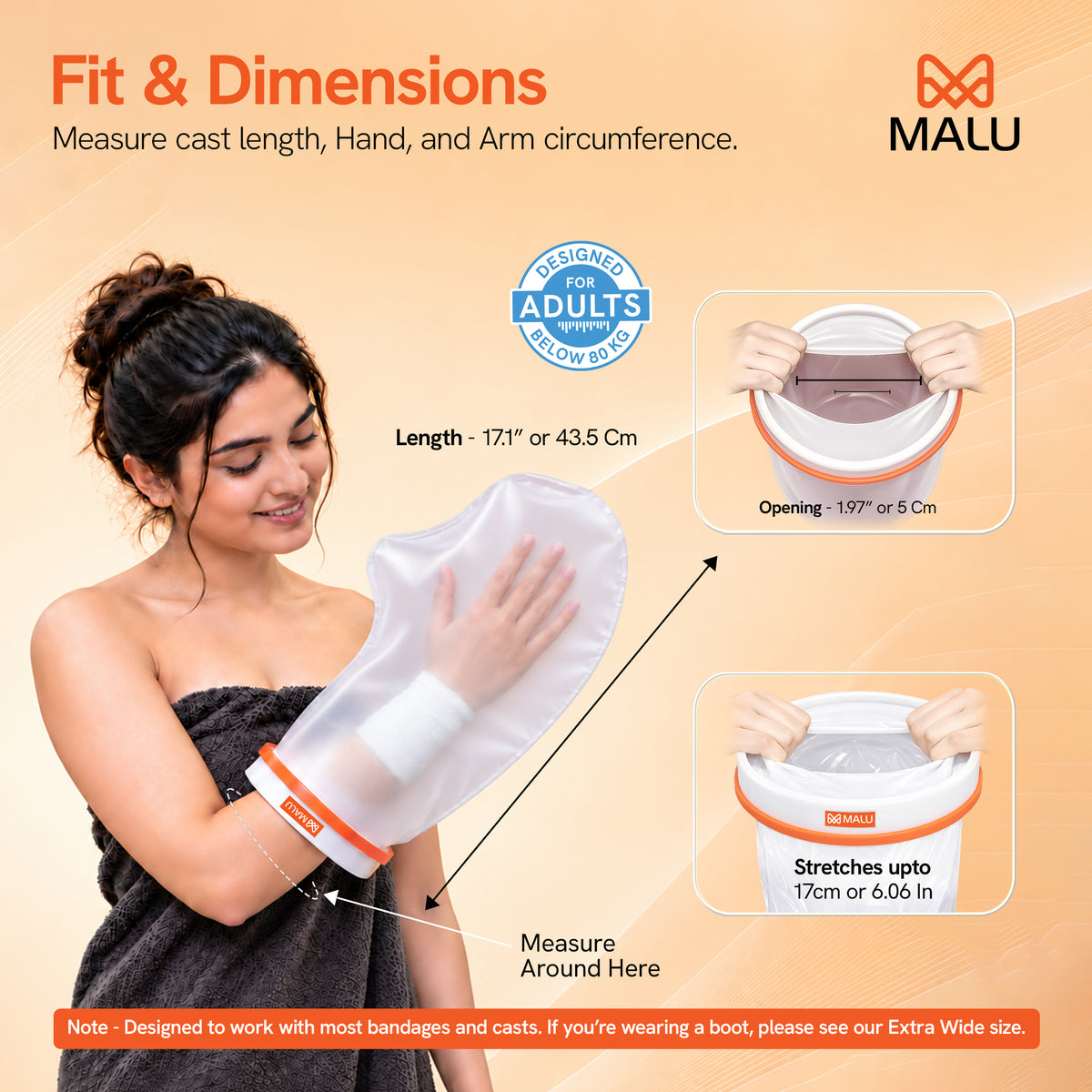 Cast Cover - Adult Hand