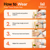 Ortho Wrist Brace with Thumb Support for Men & Women