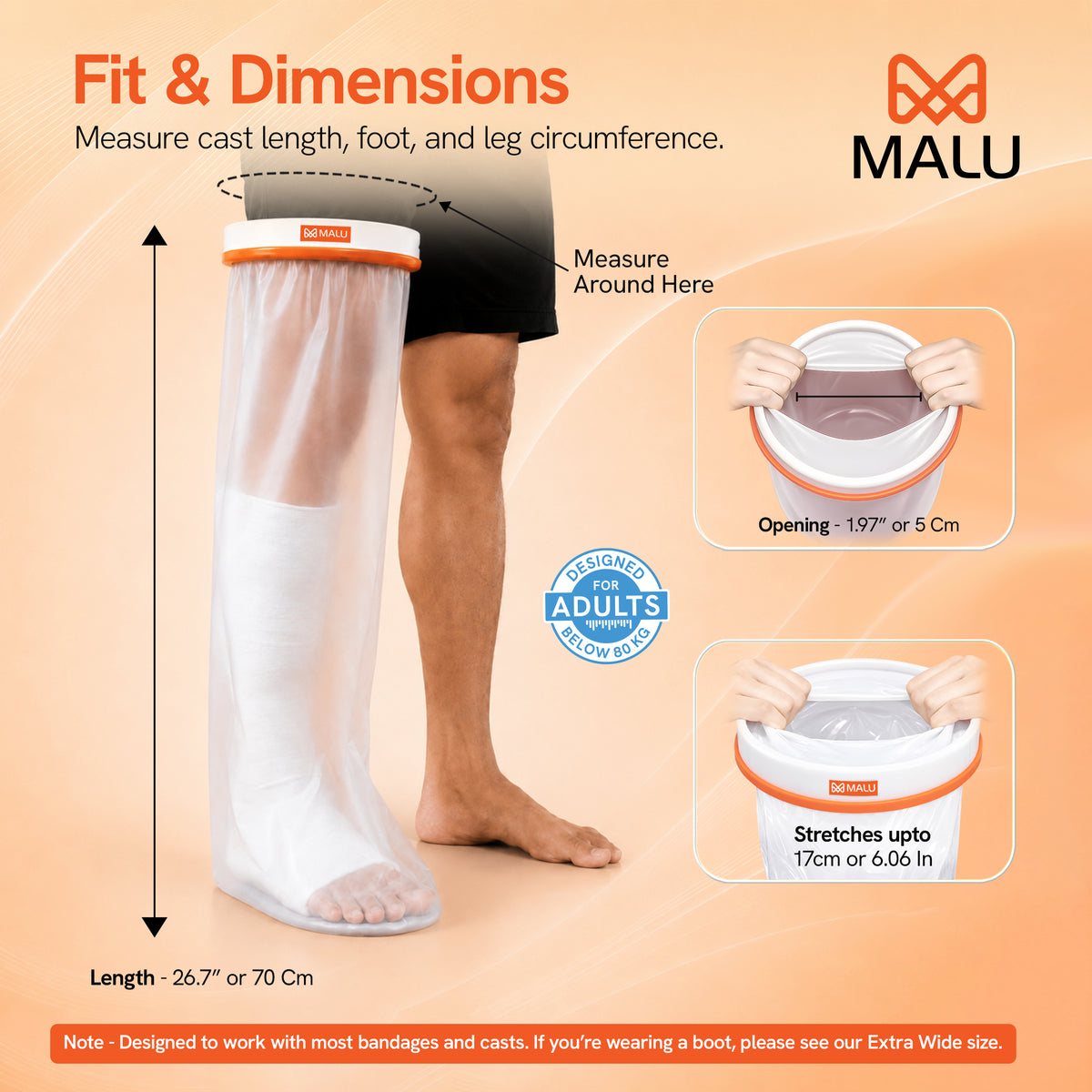 Cast Cover - Adult Leg