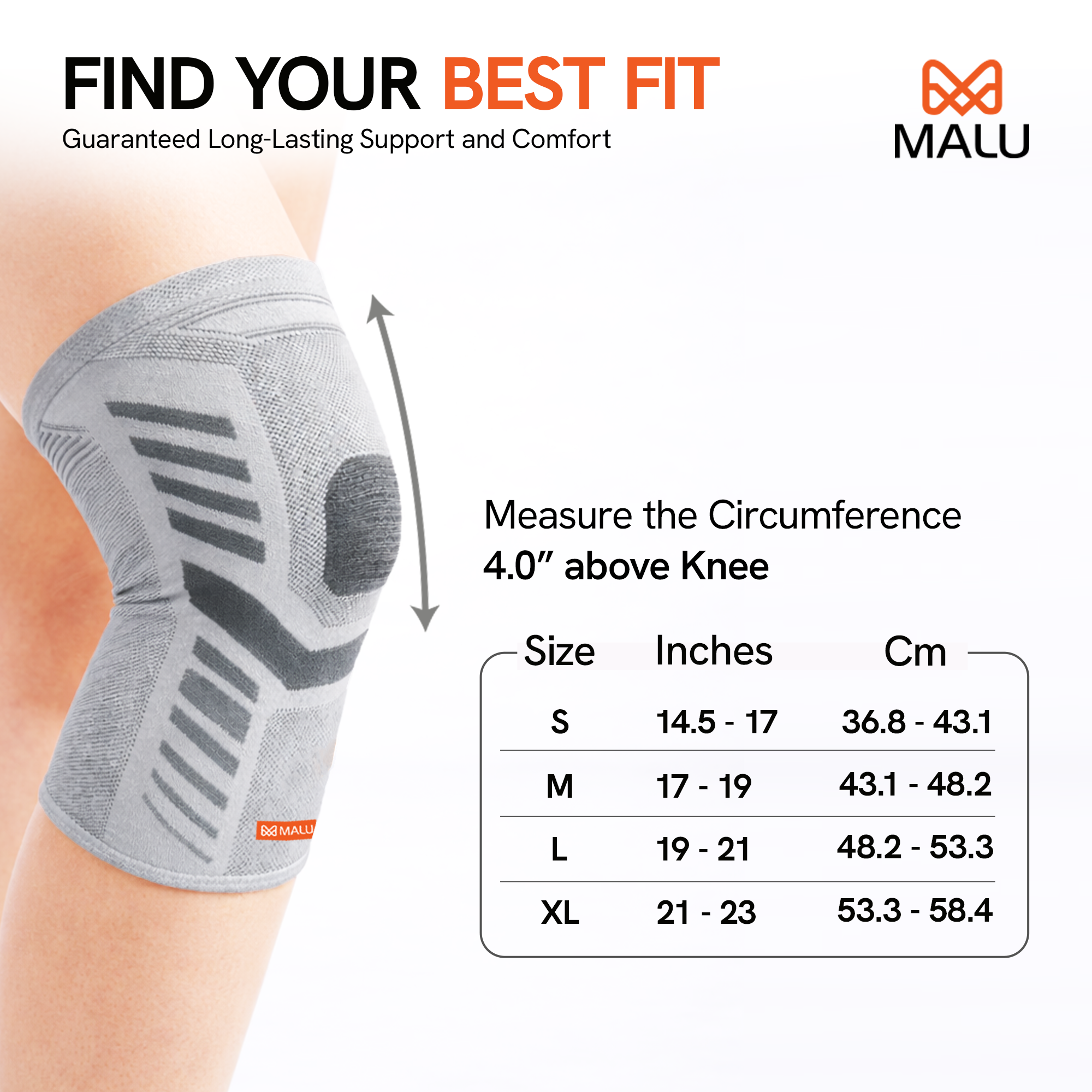 Knee Cap Grey