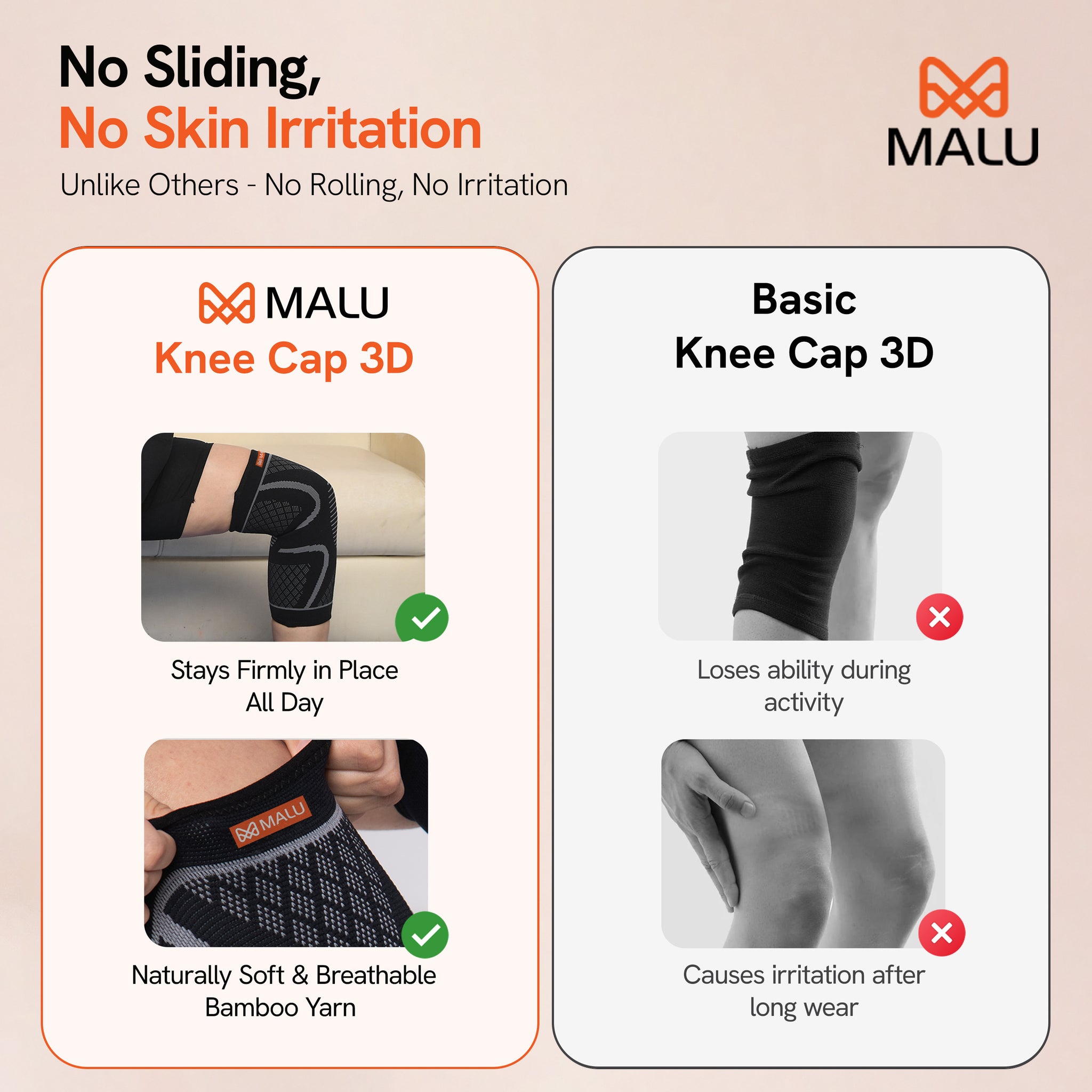 Knee Cap 3D (Black) (8.1)