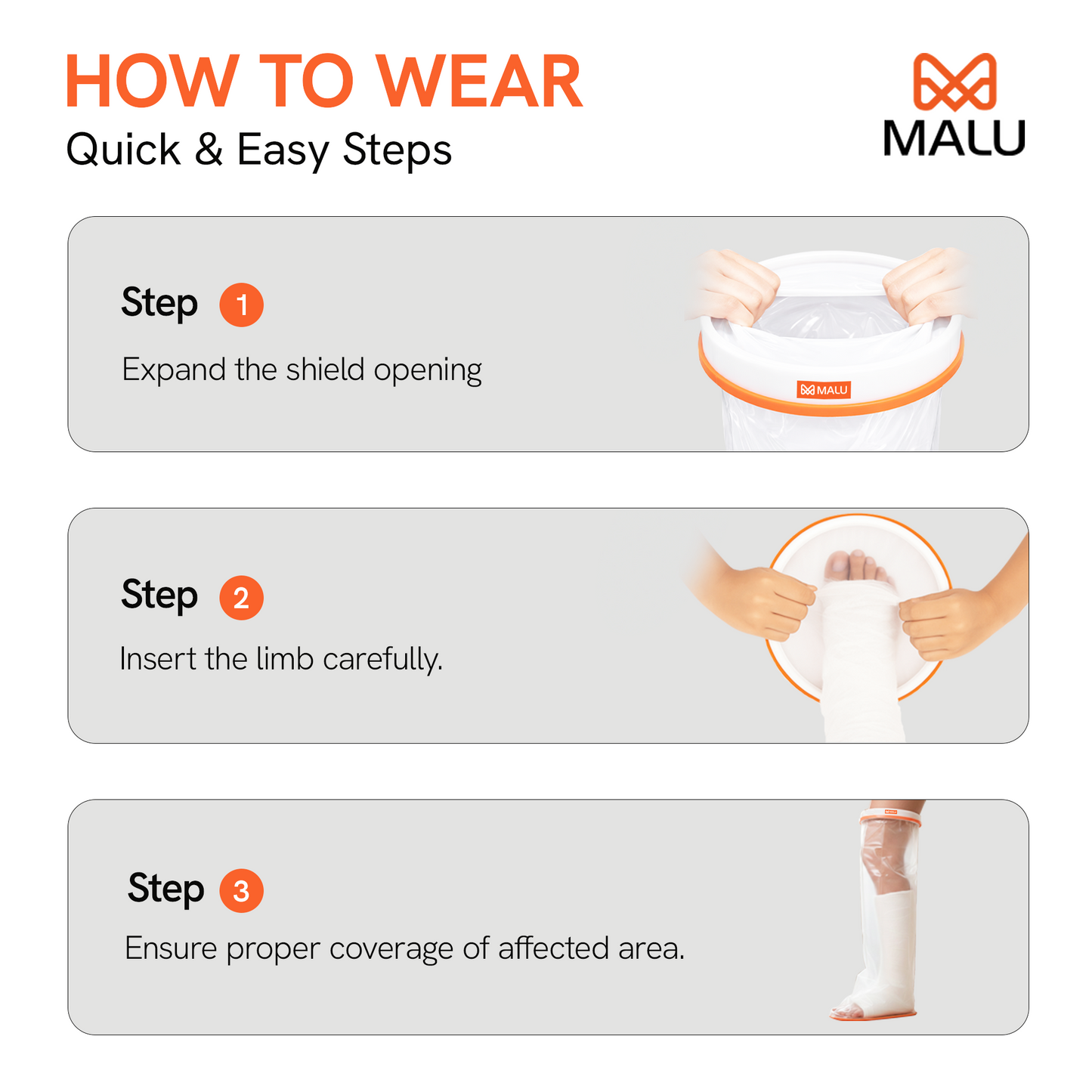 Universal Shield - Adult Leg Antislip