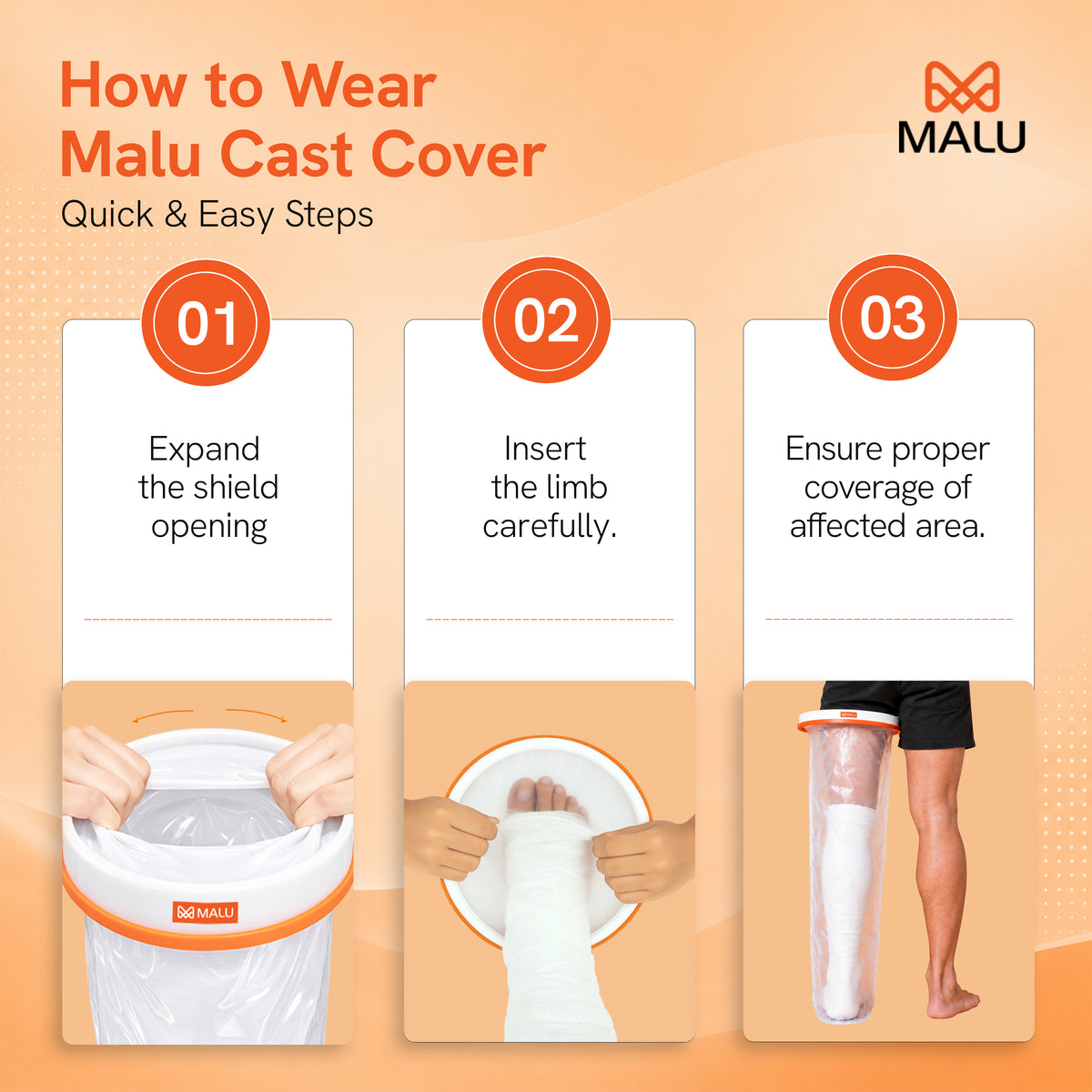 Cast Cover - Adult Leg Large