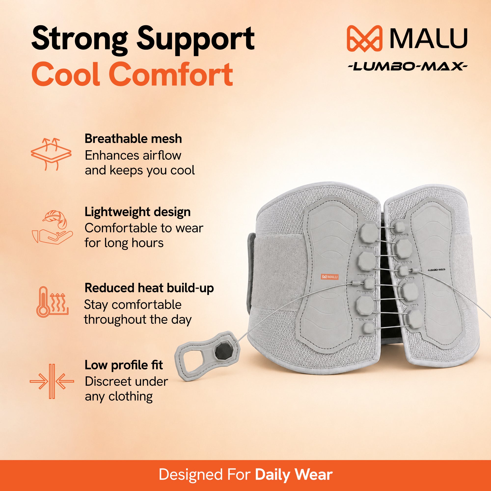 Lumbomax - Lace pull LS Belt